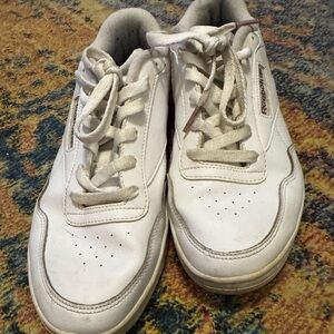 White Reebok sneakers
